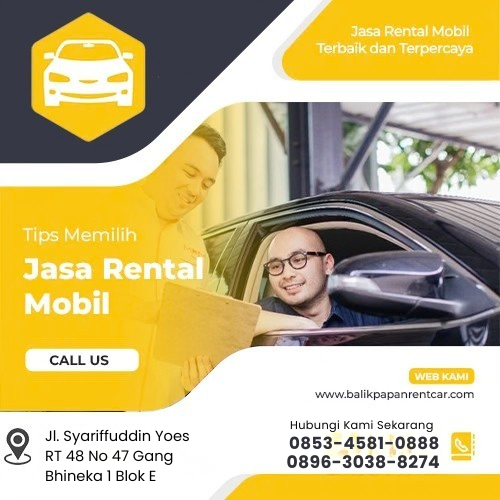 Tips Memilih Jasa Rental Mobil balikpapanrentcar